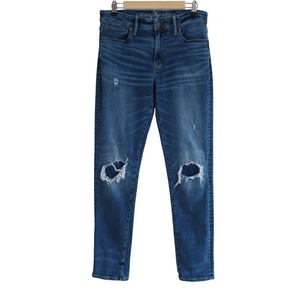 American Eagle Outfitters Other - AMERICAN EAGLE Men's Next Level AirFlex Slim Straight Jeans Size 32x34 Distress
